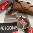 thumbnail image 1 of RB-Hip Hop-sunglasses FREE SHIPPING Aviator RB3025 Gradient Brown, 1 of 5