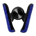 thumbnail image 1 of Blue Car Phone Mount For Vent Dashboard Magnetic Rhinestone Cell Phone Stand Blue, 1 of 1