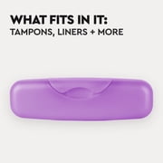 RADIUS Large Tampon Travel Case Purple