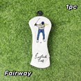 thumbnail image 1 of Housse de Club de Golf Housse de Tête Housse de Protection Conducteur Allée Hybrides en Bois Housse de Poussoir Nouvelle Édition Limitée Allée Blanche, 1 of 5