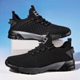thumbnail image 2 of ULSTO Men's Breathable Mesh Knitted Running Shoes, Men's Four Seasons Lightweight Casual Shoes, Sports Shoes, Walking Shoes, 2 of 4