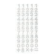 thumbnail image 1 of Number 0 to 9 and Symbols Rhinestone Stickers, White, 5/8-Inch, 55-Piece, 1 of 1