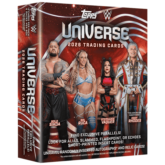 2026 Topps WWE Universe Trading Cards Mega Cards