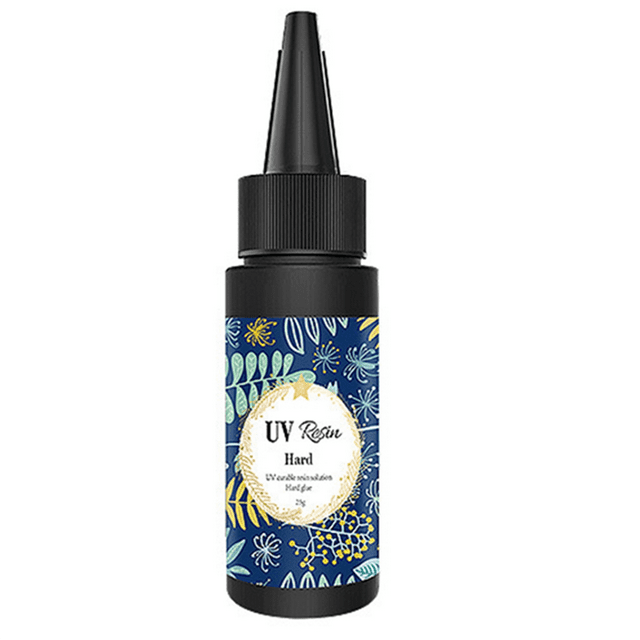 Colle Résine UV Dure Transparente Durcissement Ultraviolet Séchage Rapide Résine Époxy Colle UV Outils de Fabrication de Bijoux DIY, 25G