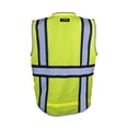 thumbnail image 3 of Premium Brilliant SeriesÂ® Ultimate Reflective Vest - Color - Lime - Size - XL, 3 of 3