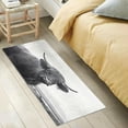 thumbnail image 5 of Highland Cow Kitchen Mat Soft and Absorbent Bath Mats for Bathroom Non Slip Quick Dry Shaggy Bath Carpet Machine Wash for Kitchen Bathroom Shower 39x20 in Home Decor, 5 of 7