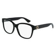 thumbnail image 6 of GUCCI GG0038O 001 Rectangular Square Black Demo Lens 54 mm Women's Eyeglasses, 6 of 6