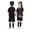 outfits 24#Black, variant on WAYUTE Kids Youth Boys Short Sleeve V Neck Sports Soccer Shirt for Children Stretchy Breathable Training Outfit Casual Clothing Sets