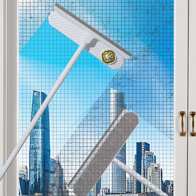 Telescopic Window Brush Telescopic Grip Multifunctional Dry And Wet