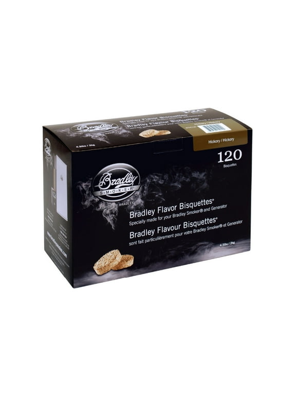 Bradley Smoker Hickory Wood Bisquettes 120Pk