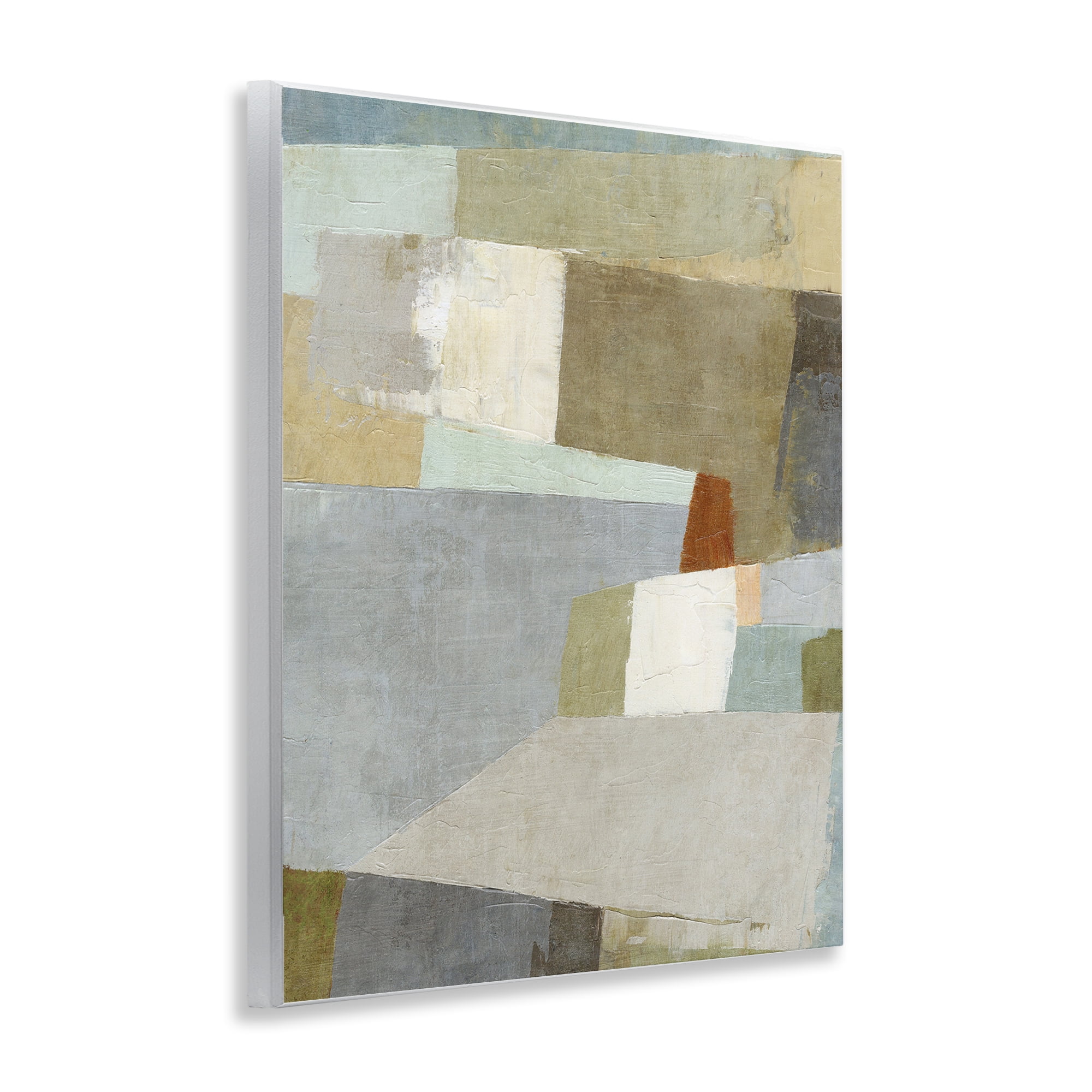 Stupell Industries Causeway Neutral Geometrics Wall Plaque Art, design by Suzanne Nicoll