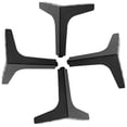 thumbnail image 2 of Qucyy 4pcs Triangle Furniture Legs Cube Couch Legs Coffee Table Dresser Replacement Legs, 2 of 5