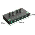 thumbnail image 3 of Headphone Amp 4/6 Channels Ultra-Compact Stereo Audio Amp with Power Adapter, 3 of 9
