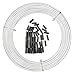 thumbnail image 3 of Farbetter Lined Bicycle Bike Derailleur/Shift Cable Housing, 4mm x 50ft, Including 50 PCS Cable End Caps Kit, The Most Trusted DIY Set for SRAM/Shimano Mountain Bike Road Bike (White), 3 of 4