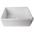 thumbnail image 4 of Pemberly Row Decorative Lip Apron Single Bowl Fireclay Farmhouse Kitchen Sink, 4 of 10