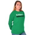 thumbnail image 4 of Entitled Millennial Funny Sarcastic Long Sleeve TShirt Men Women Brisco Brands M, 4 of 6