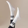 thumbnail image 5 of Yuanlong Women's Yoga Crew Socks Striped Non- All-Season Socks Soft Breathable Classic Minimalist Athletic Hosiery, 5 of 6