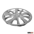 thumbnail image 4 of OMAC 15 Inch Wheel Covers Hubcaps for Ford Fiesta Silver Gray, 4 of 10