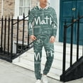 ANYWAY.GO Men's 2 Piece Outfits Hoodie Sweatshirt Math Theory ...