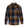 thumbnail image 6 of George Men's & Big Men's 2-Pack Flannel Shirt with Long Sleeves, Sizes XS-3XLT, 6 of 7