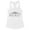 White, variant on Skyline Beirut Lebanon Tank Top Fitted Racerback Women's Large White