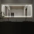 thumbnail image 3 of Better Homes Rectangle LED Full-Length Mirror Standing Mirror 63"x20",White, 3 of 7