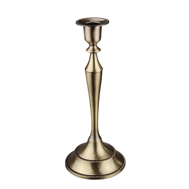 l Candelero de Forma Cónica para Bodas, Aromaterapia Del Bronce (L) Baoblaze Candelabros