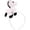 White, variant on Jiibva Cute Cartoon Horse Headband Plush Plush Hair Hoop Face Wash Headband Masquerade Party Headwear Hair Accessories