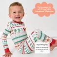 thumbnail image 3 of Pijama Little Sleepies de viscosa de dos piezas navideñas de 12 a 18 m, 3 of 9
