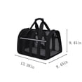 thumbnail image 3 of Aufmer Cat, Dog Carrier for Small Medium Cats Puppies up to 15 Lbs, TSA Airline Approved Carrier Soft Sided, Collapsible Travel Puppy Carrier - Black, 3 of 7