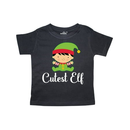 

Inktastic Cutest Elf Christmas Holiday Gift Toddler Boy or Toddler Girl T-Shirt