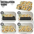 thumbnail image 6 of Xoenoiee Sunflower Paw Maple Leaves Print Stretch Recliner Slipcovers Sofa Cover 8-Piece Lazy Boy Chair Covers Furniture Protector Recliner Chair Cover with Storage Pocket for Living Room, 6 of 7
