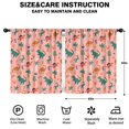 thumbnail image 2 of Blackout Kids Curtains,Pink Colorful Dinosaurs Pattern Childrens Insulated Curtains Set Of 2,Bedroom Essentials,Toddler Room Decor 52"x63", 2 of 5