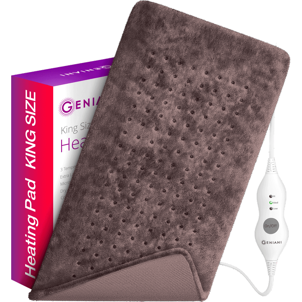 XL Electric Heating Pad with Auto Shut Off for Moist and Dry Heat