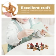 OFFIGAM 200Pcs Mini Soldier Assorted Color Plastic Soldier Action Figure Model Collectors