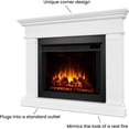thumbnail image 6 of Real Flame Kennedy 56" Grand Corner Electric Fireplace in White, 6 of 9
