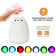 thumbnail image 5 of Led Night Light , Led Cat Night Light Silicone Baby Night Light Portable Child, 5 of 5