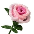 thumbnail image 1 of Ramo de flores con varillas trenzadas, manualidades, paquete de Material DIY, flores decorativas hechas a mano para amantes del aniversario, hogar, claro, 1 of 8