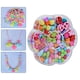 thumbnail image 5 of Pulsera de cuentas para niños,Kit de cuentas de bricolaje para hacer joyas para niños,Manualidades para collares y pulseras para niños con cuentas acrílicas,Niñas haciendo manualidades con, 5 of 8