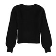 thumbnail image 2 of Suéter Con Mangas Tipo Globo Mujer Bar III Negro Extragrande bar III, 2 of 2