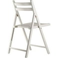 thumbnail image 6 of Winsome Robin Transitional Solid Wood Folding Chair in White (Set of 4), 6 of 10