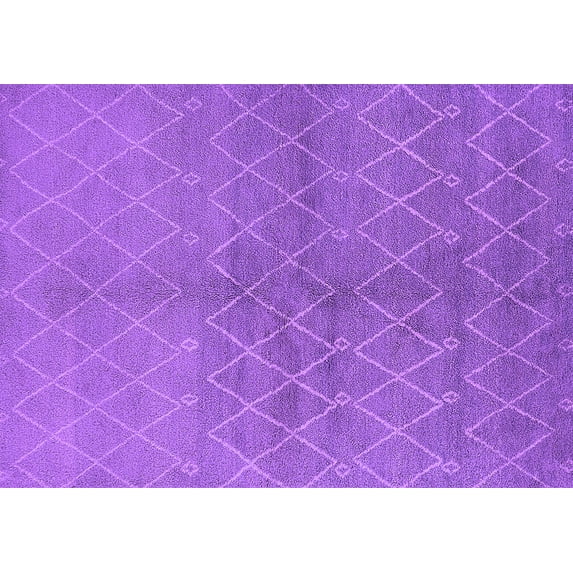 Ahgly Company Indoor Rectangle Oriental Purple Industrial Area Rugs, 4' x 6'