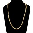 thumbnail image 1 of 6 mm & 24 in. 14K Gold Plated Rope Chain Necklace, 1 of 1