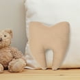 thumbnail image 7 of Creative Co-Op Creative Co-Op Cotton Double Cloth Tooth Fairy Pillow, Natural, 7 of 7