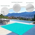 thumbnail image 3 of Turquoise Plaid Outdoor Rug 5x8 Ft - Reversible Patio Rug Outdoor Camping Rugs, Geometric Leaf Diamond Morocco Abstract Indoor Outdoor Area Rugs, Non-Slip Outdoor Carpet Runner for Deck/Porch, 3 of 8