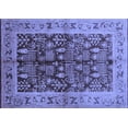 thumbnail image 1 of Ahgly Company Indoor Rectangle Oriental Blue Industrial Area Rugs, 6' x 9', 1 of 4
