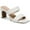 White Smooth, variant on Womens Stantonn Leather Strappy Block Heels