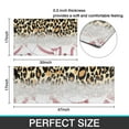 thumbnail image 7 of Leopard Print and Baseballs Pattern Kitchen Rugs Sets Of 2,Anti Fatigue Kitchen Mat Rugs Non Slip Washable,Decorative Kitchen Floor Mats for Kitchen,Sink,Laundry,17"x30"+17"x47", 7 of 7