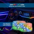 thumbnail image 3 of Xtreme Car Exterior RGB+IC LED Lights, 65.6’ Foot Multicolored Color Flow Lights, 200 LEDs, IP65 Waterproof, USB Powered, App Control, Car Accessories and Décor for Christmas, Holidays, Year Round, 3 of 6