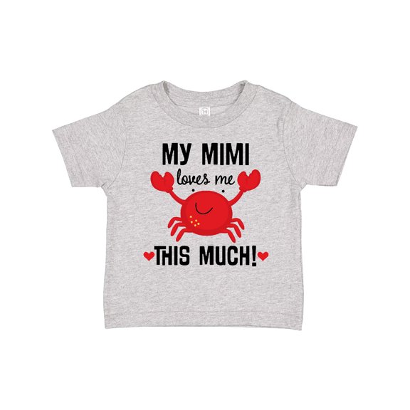 Inktastic Mimi Loves Me Grandson Boys or Girls Toddler T-Shirt